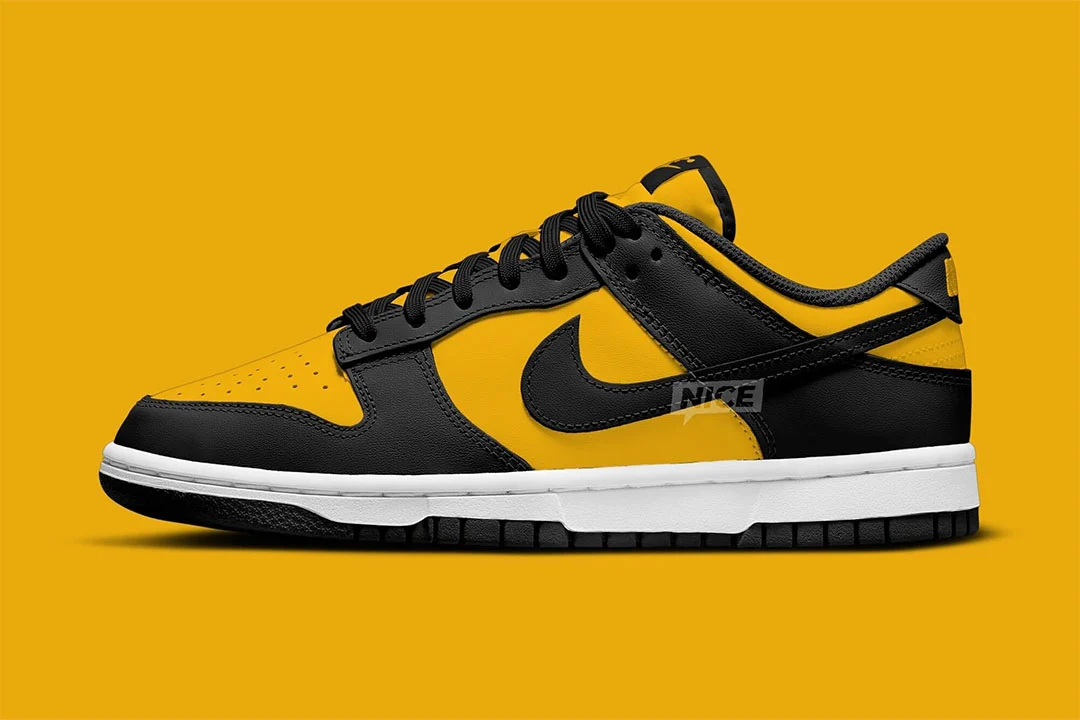 Spring 2024 Launch Nike Dunk Low in 'Black/University Gold Cop 'Em